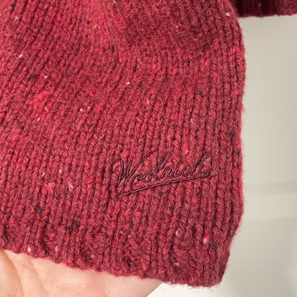 WOOLRICH-  red knit cardigan in a size small - Picture 3 of 5